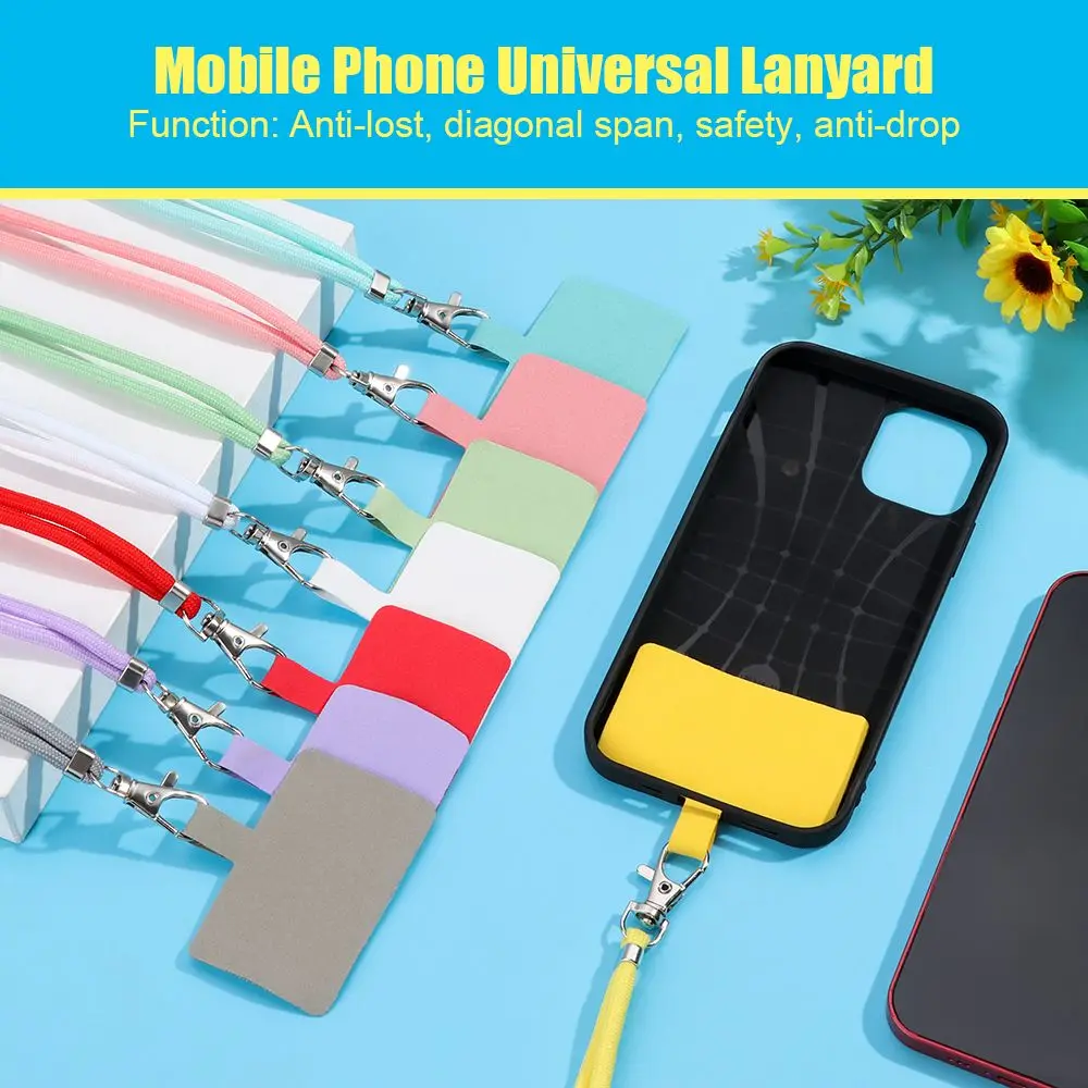 Universal Phone Lanyard Adjustable Detachable Neck Cord Lanyard Strap Phone Safety Tether For All Mobile Phones And Case Straps