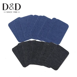 10 pz/lotto toppe termoadesive riparazione ginocchio gomito toppe Jeans patch Applique per cucire per vestiti adesivi fai da te accessori per cucire