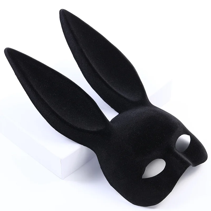 10pcs Bunny Ears Women Rabbit Mask Masquerade  Party Decor Bar Festival Photos Prop Christmas  Wedding Birthday Halloween