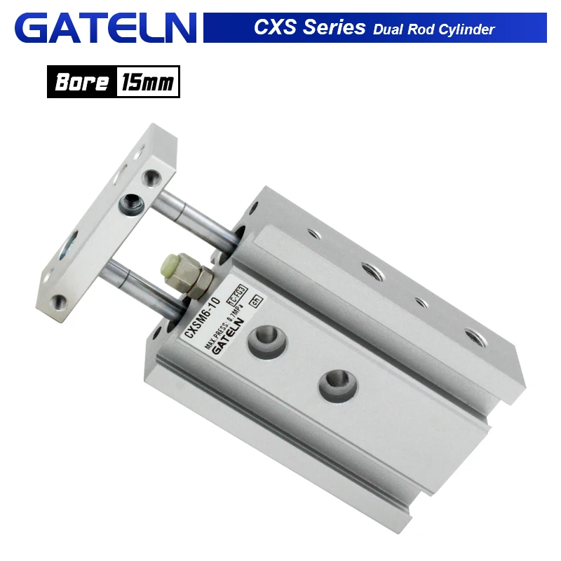 

SMC type Dual Rod Cylinder CXSM15 Slide bearing air pneumatic cylinder Built-in magnet CXSM15-10 CXSM15-30