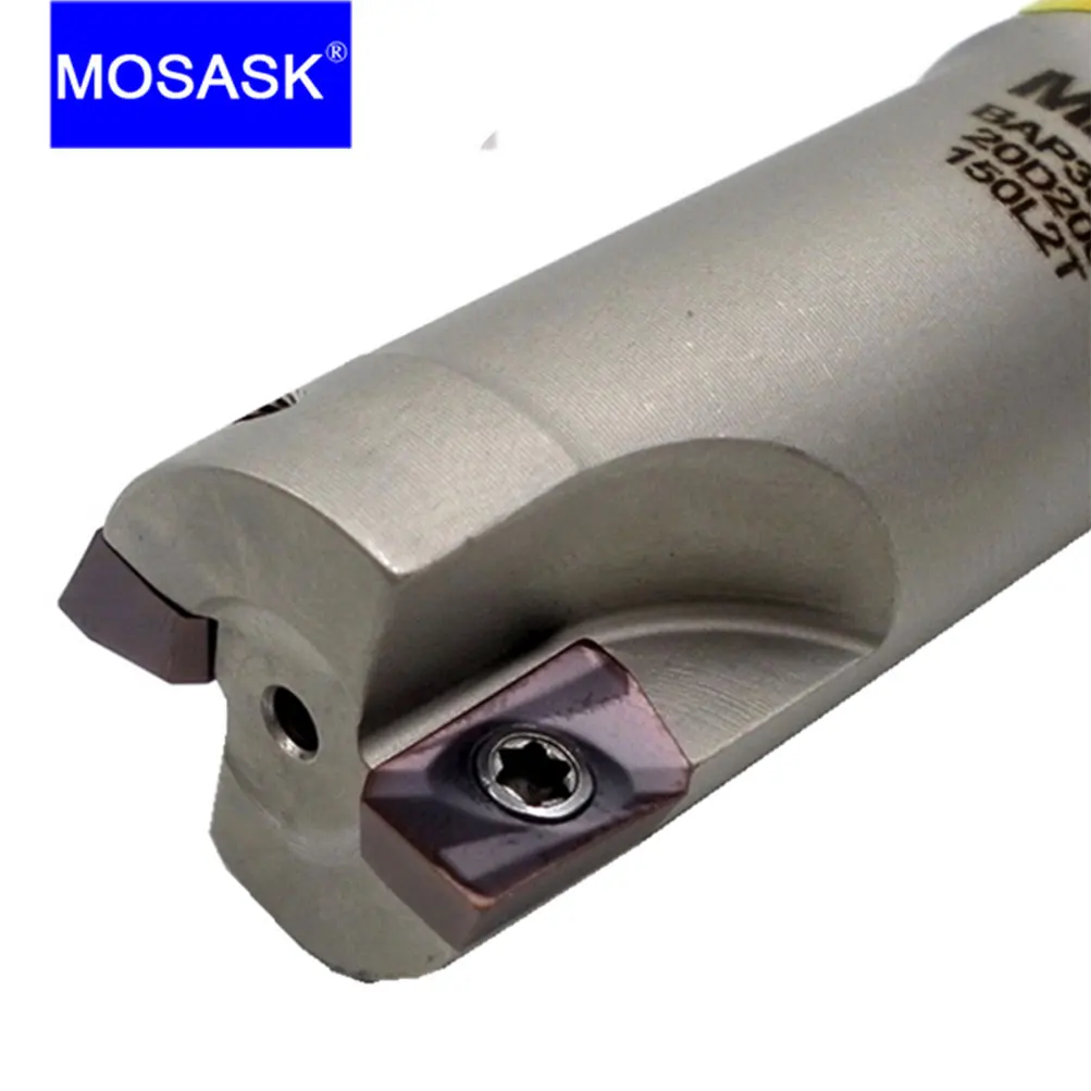 MOSASK BAP300RC10-11-120-1T CNC Right Angle Shoulder Lathe Indexable Milling Cutter