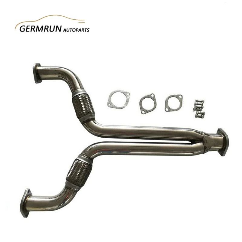 

Exhaust Y Pipe Decat Catless Straight Downpipe FITS 350z Infiniti G35