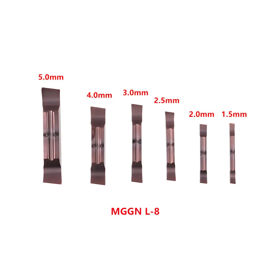 MGGN150R-8 MGGN200L-8 Slotting Cutter Carbide Inserts MGGN300L MGGN400R-8 MGGN500L-8 NK9018 Grooving Turning Tool CNC Lathe Tool