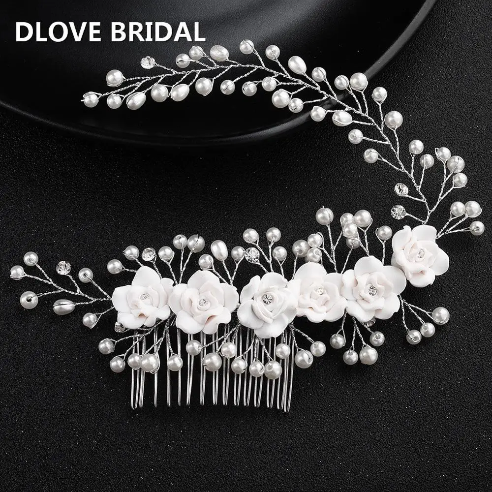 New Arrival Floral Hair Comb Elegant Bridal Wedding Hair Accessories