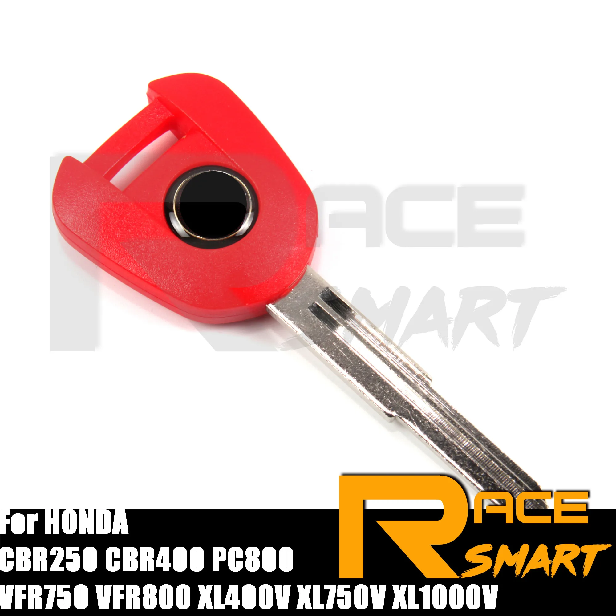 New Keys For HONDA PC800 VFR750 VFR800 Motorcycle Uncut Blank Key Blade Rings VT250 MC20 NSR250 MC18 MC21 XL400V XL750V XL1000V