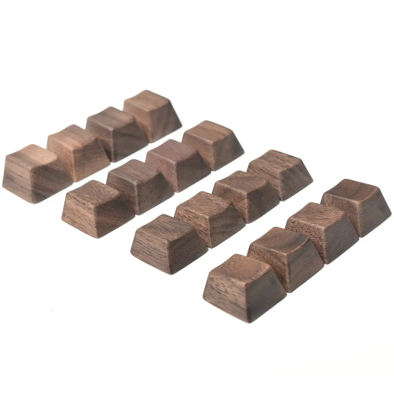 Handmade Walnut Keycaps For Cherry Mx Mechanical Keyboard Solid Walnut Wood Keycaps Custom Keycap Keys SpaceBar  Enter BackSpace