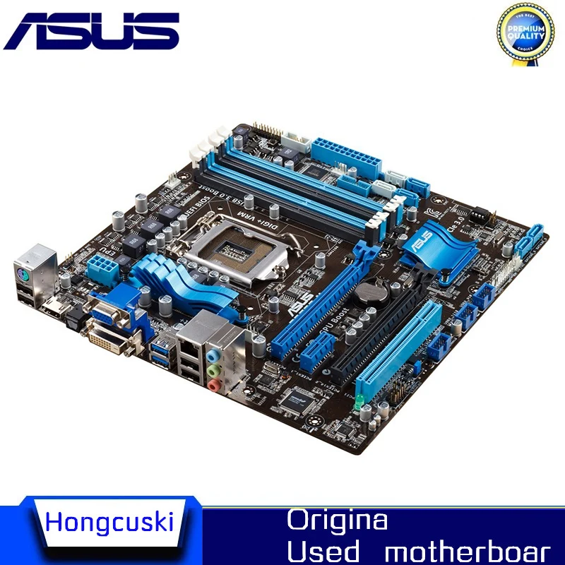 Used For Asus P8Z77-M Desktop Motherboard LGA 1155 DDR3 32GB USB3.0 for 22/32nm CPU Z77 M-ATX motherboard