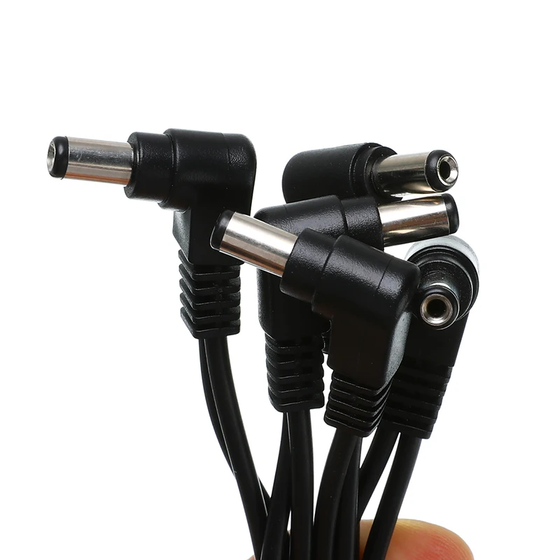 Guitar Effects Pedal Power Daisy Chain Cable 1 to 3 4 5 6 Ways For 9V DC Adapter Splitter