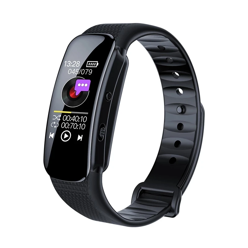 Digitale Voice Recorder Voice Activated Audio Opname Smart Horloge Armband Draagbare Mp3 Muziekspeler Sport Polsband Dictafoon