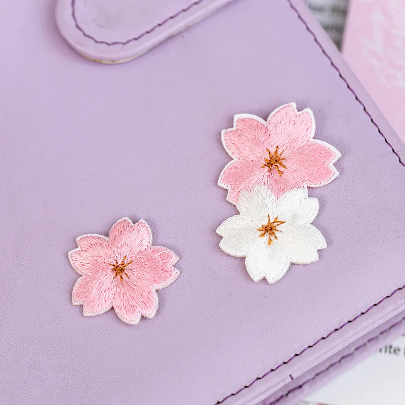 Exquisite Cherry Blossom Embroidery Patch Paste Accesorios Para Ropa Iron On Patches Applique On Jeans DIY  Applique Sweing