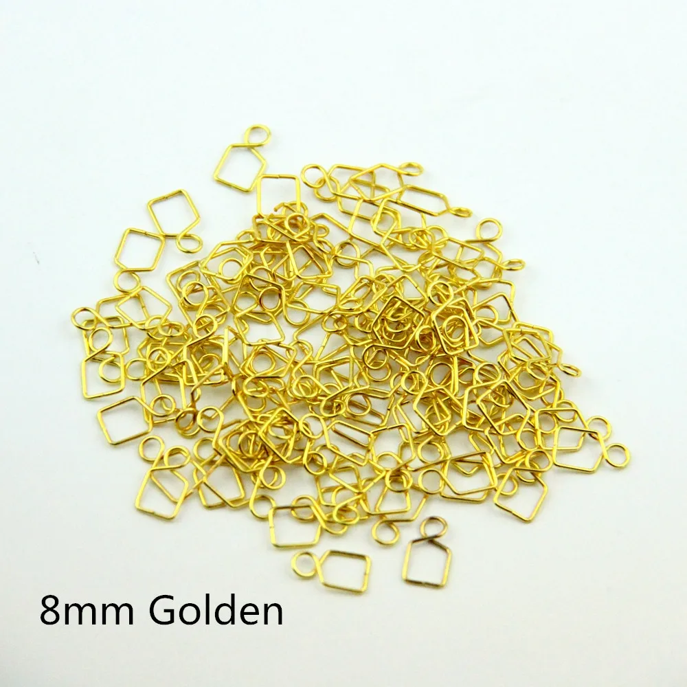 500pcs/lot 33mm Metal Spare Buckle Connector Chromium/ Golden Crystal Chandelier Parts Beads Lighting Connectors Accessories