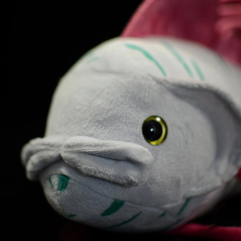 75cm Simulation Nette Echt Leben Oarfish Band Fisch Chimäre Weiche Plüsch Spielzeug Regalecus Glesne König der hering Modell kinder Geschenk