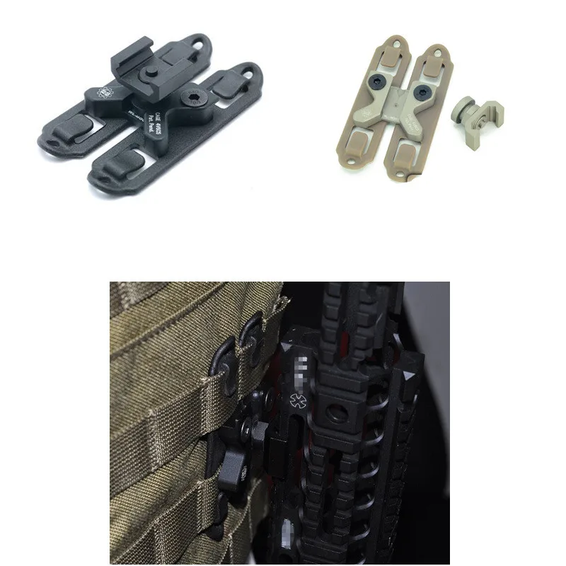 FMA التكتيكية الادسنس مسدس مسدس الناقل محول جبل وخطاف مولي ل 7/8 "ويفر وبيكاتيني السكك الحديدية الصيد الملحقات #1