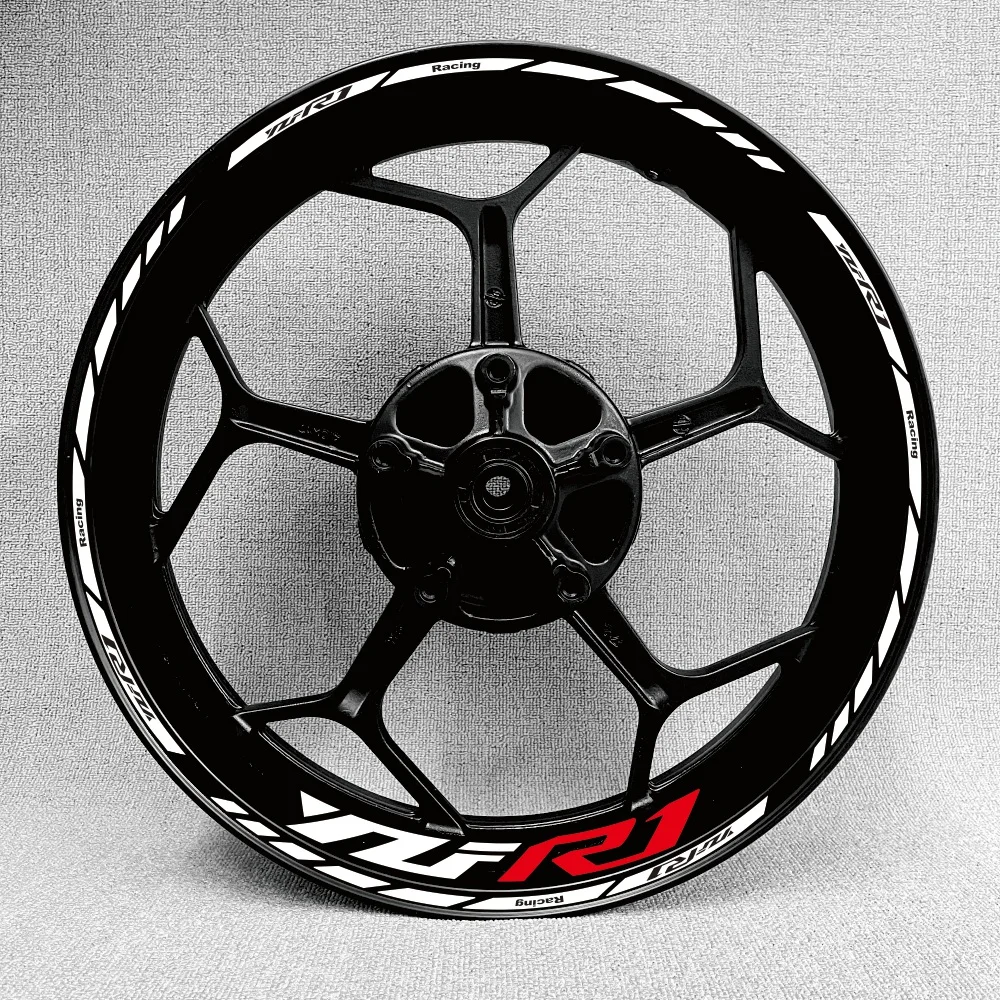 Motorfiets 17 Inch Is Geschikt Voor R1 R6 R3 R15 R125 Stalen Velg Velg Modificatie Gepersonaliseerde Sticker Reflecterende Waterdicht