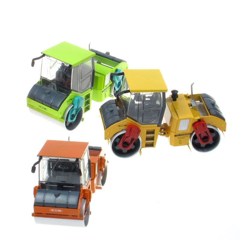 KAIDIWEI 1:35 Alloy Tandem Compactor Truck Car Model Roller Kids Toy Boy Birthday Gift