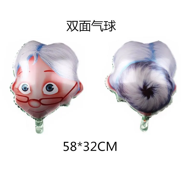 Cartoon Russel Dug Up Balloon Flying House Foil Balloon Party Supplies Kid Faovr Cane Birthday Party Decor Baby Shower Gift