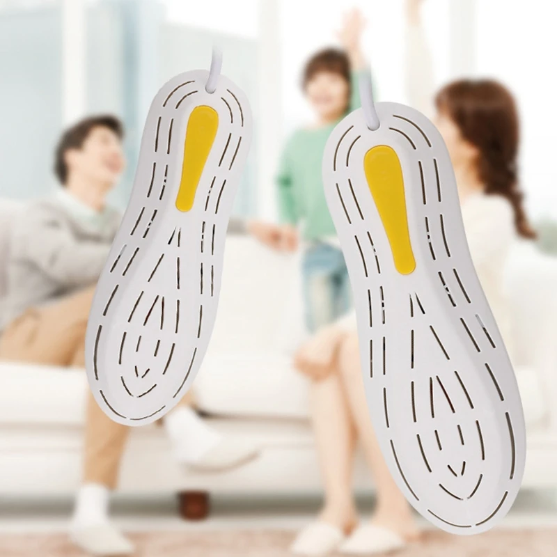 ฤดูหนาวที่อบอุ่นรองเท้าไฟฟ้าเครื่องเป่าผมแบบพกพา Race Car Shape ชั้นวางรองเท้าบูตเครื่องทำความร้อน U1JE