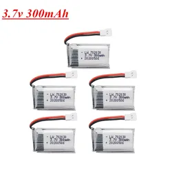 3.7V 300mAh Lipo Battery For Udi U816 U830 F180 E55 FQ777 FQ17W Hubsan H107 Syma X11C FY530 RC Drone Parts 3.7v 702030 Battery