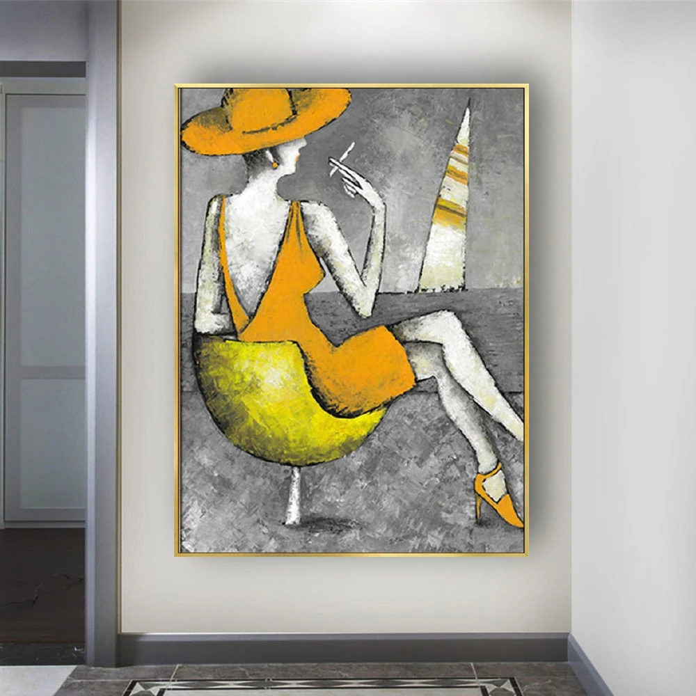 

Famous Wall Poster Girl Mural 100% Handmade Oil Painting By Pablo Picasso Modern Abstract Portrait Wall Pictures For Home Decor