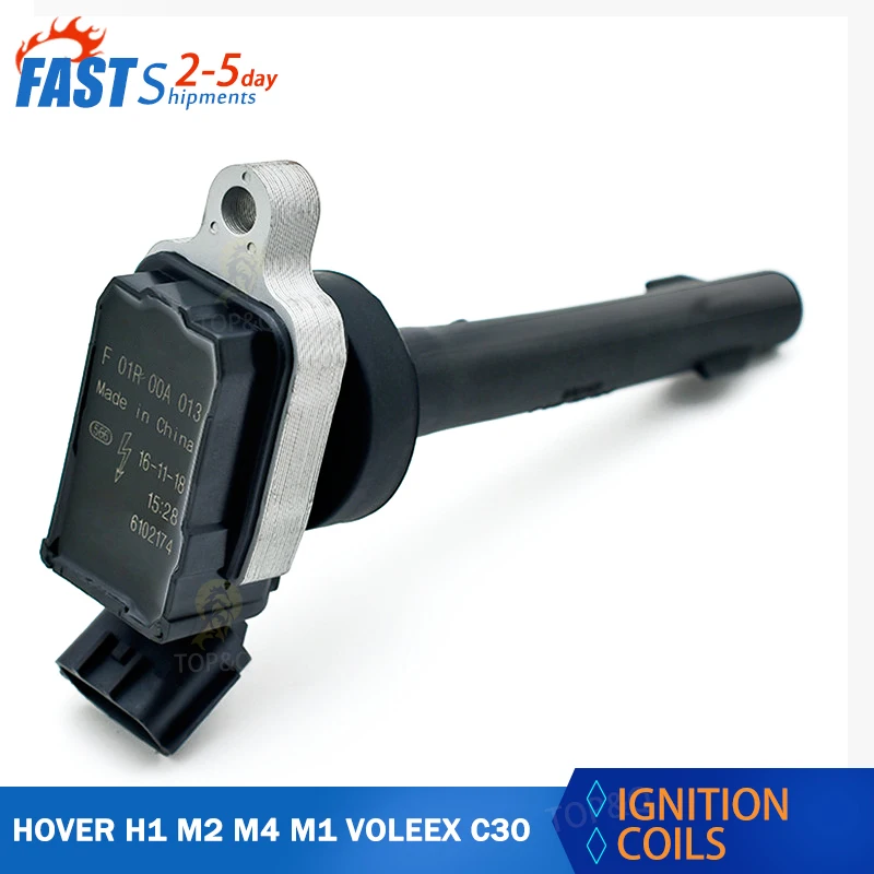 

Ignition coil Fit for Great Wall Haval H1 M2 M4 M1 VOLEEX C30 FLORID 1.3/1.5 car displacement High quality parts