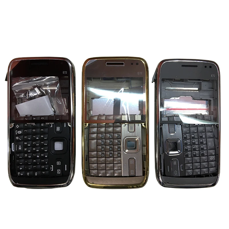 ZUGZUC New Full Housing For Nokia E72 Complete Housing Cover Of Mobile Phone + Keyboard E72 Полный корпус