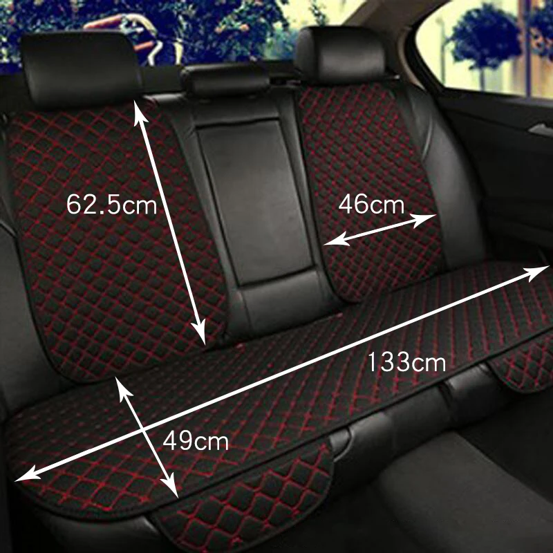 Universal Car Seat Cover Protector Car Accessori Backrest Front Rear Seat Back Waist Washable Cushion Pad Mat Auto Four Seasons