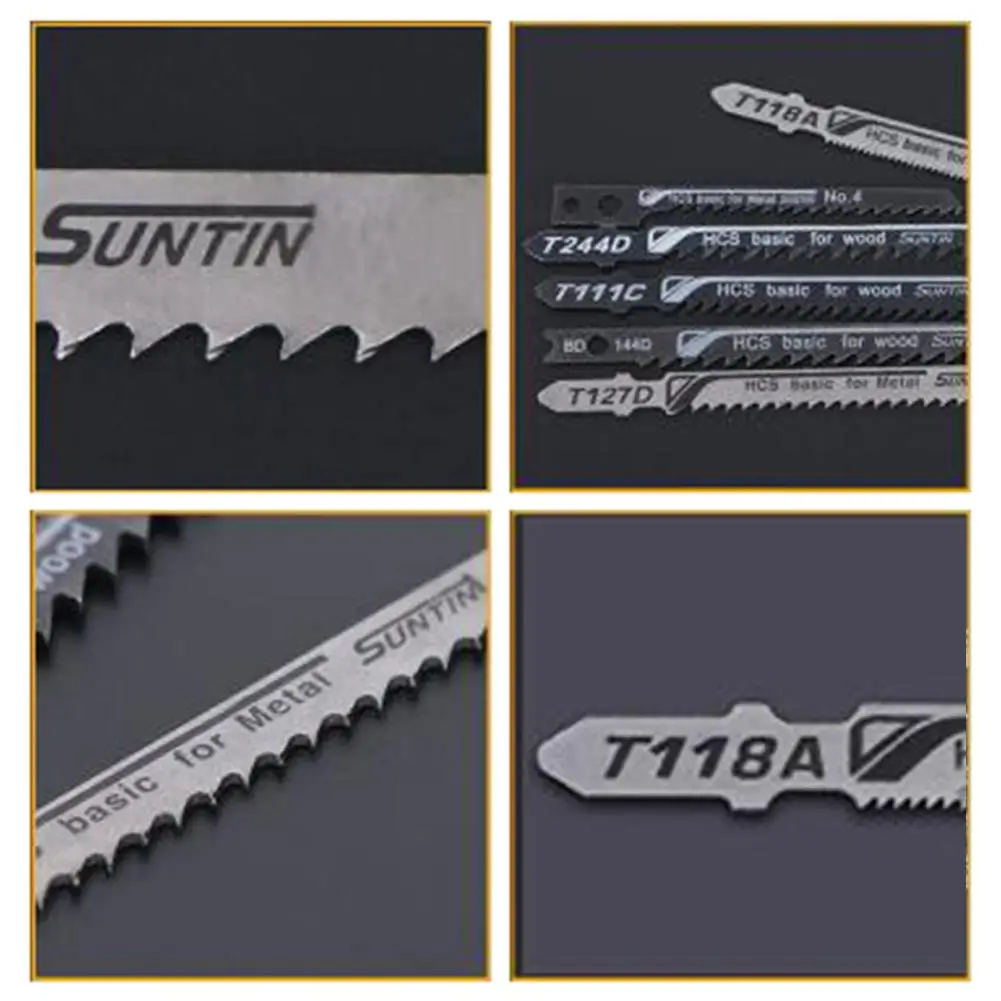 จิ๊กซอว์ใบมีด T Shank ใบเลื่อยชุด T244D T144D T111C T118A สำหรับไม้โลหะพลาสติก