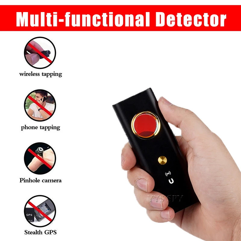 

Mini Anti Spy RF Detector Bug Hidden Camera Portable Camara Espia WIFI Phone Signal Magnetic GSM GPS Tracking Gadgets Finder