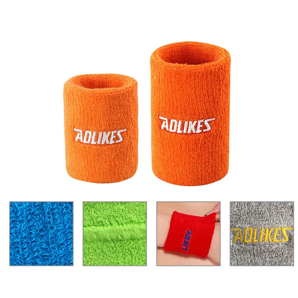 Getinfit Wrist Sweatband Tennis Sport Wristband Volleyball Gym Wrist Brace Support Sweat Band Towel Bracelet Protector 8 /11cm