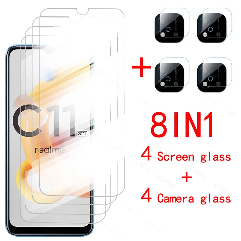 Relme C11 Penutup Kaca Pelindung Kamera untuk Realmi Realmi Realme C11 C 11 2021 Rmx3231 6.52 ''Film Pelindung Layar Hd