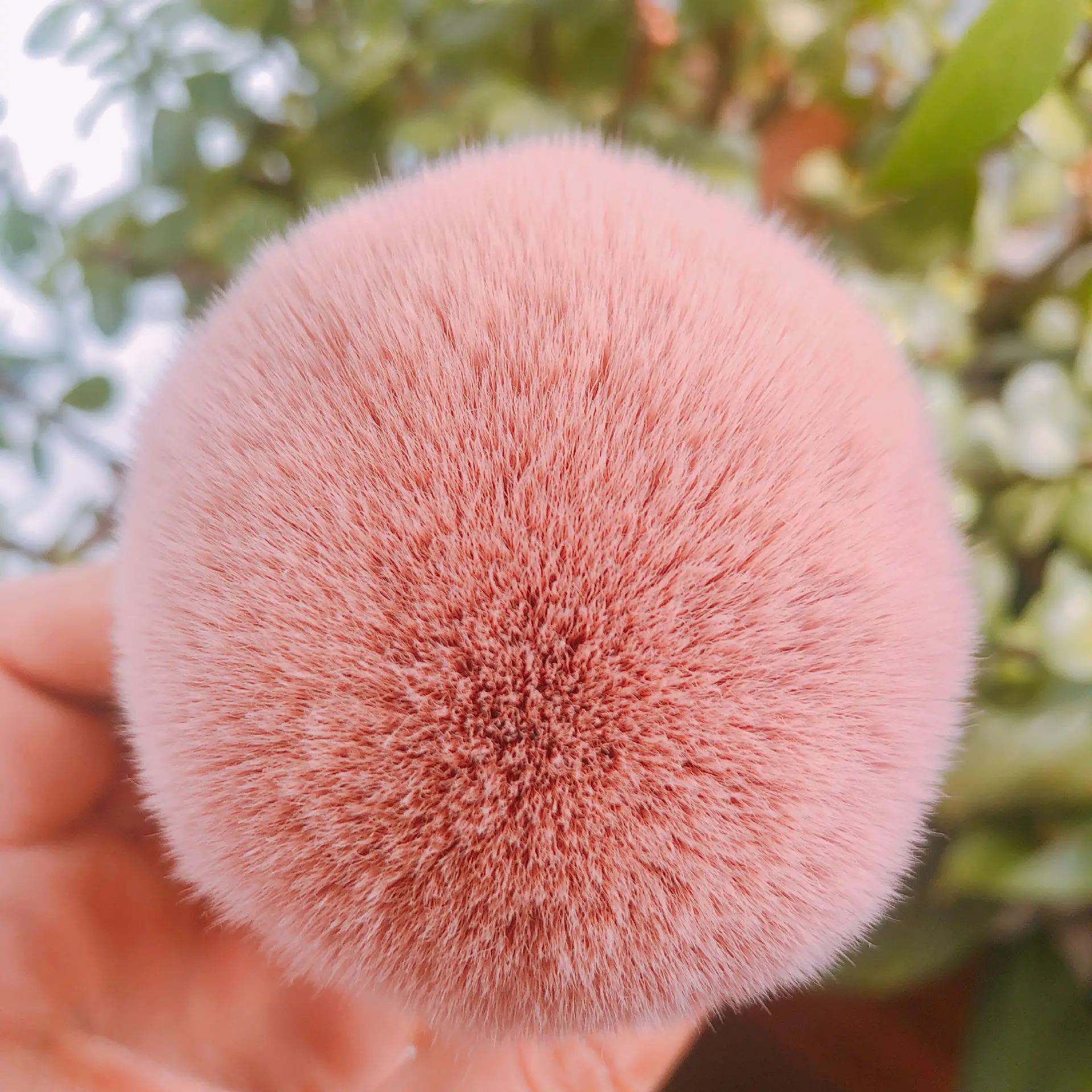 Cute Mushroom Powder Brush Natural Soft Bristle Air Makeup Single Brush Blush Brush Nail Brush Young People Makeup Set