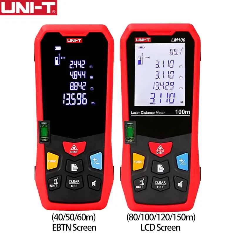 UNI-T Laser Distance Meter High Precision Mini Rangefinder Handheld Electric Measuring Laser Range Finder Digital Tape Tester