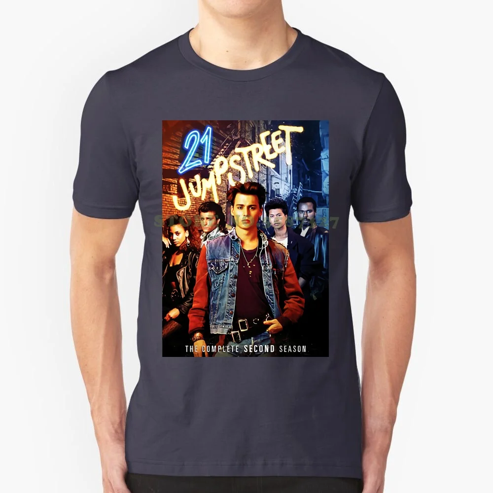 Shirt 21 Jump Street Tv Show Johnny Depp T Shirt Small , Medium , Large , Xl Hot Selling 100% Cotton Tee Shirts