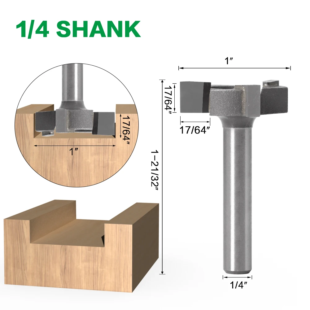 6mm Shank 1/4