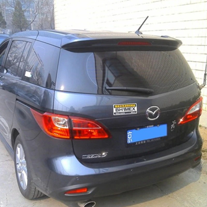 Per mazda 5 Spoiler materiale ABS di alta qualità Car Rear Wing Primer colore Spoiler posteriore per Mazda 5 Spoiler 2011-2015