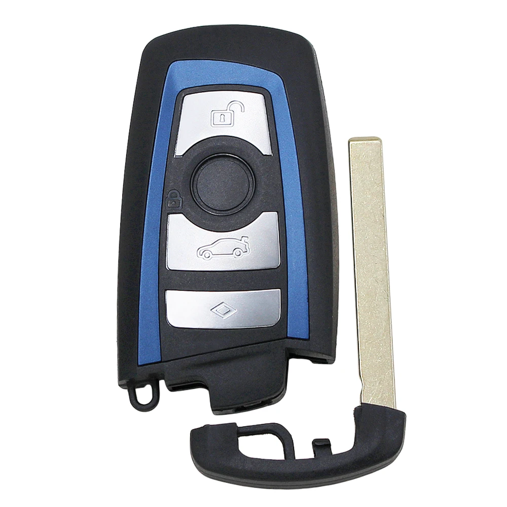 Ecusells 4B Remote Key 315MHz YGOHUF5662,434MHz HUF5767,868 MHz HUF5661 For BMW 5 7 F Series X5 X6 F30 F31 740 CAS4 CAS4+ Blue