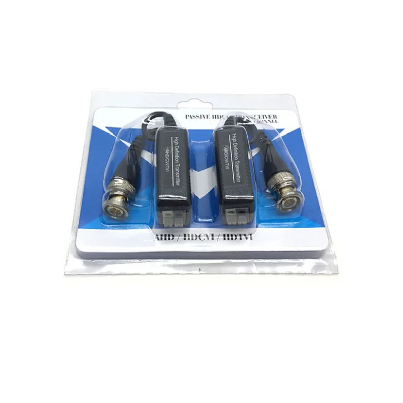 High Definition 720P/1080P  3mp 5mp 8mp AHD/HDCVI/HDTVI BNC to UTP Cat5/5e/6 Video Balun Passive Transceivers Transmitter 300m