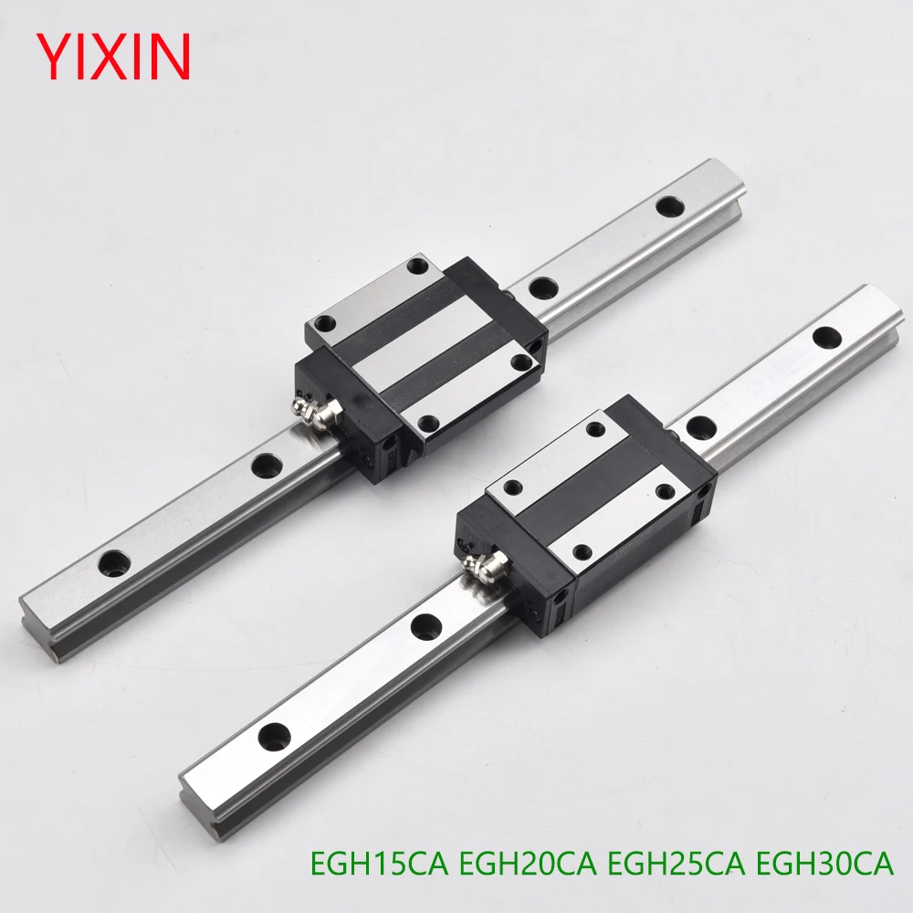 Heavy Linear Rail Slide EGH15 EGH20 EGH25 EGH30 L100 300 600 800mm EGH15CA Linear Guide with Block Carriage CNC 3D Print Part