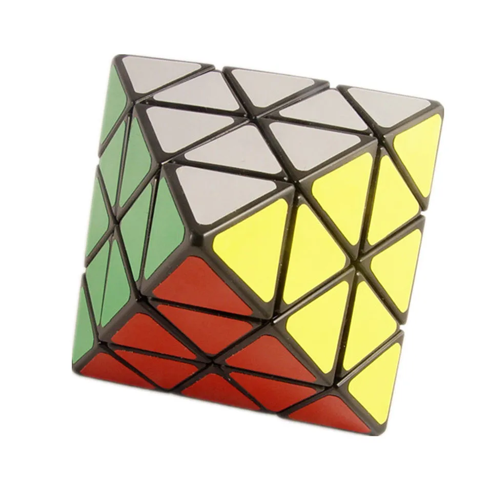 8 محاور ثماني الأوجه لانلان المكعب السحري ، لعبة تعليمية سوداء ، هدية خاصة للأطفال ، الأطفال ، 3x3