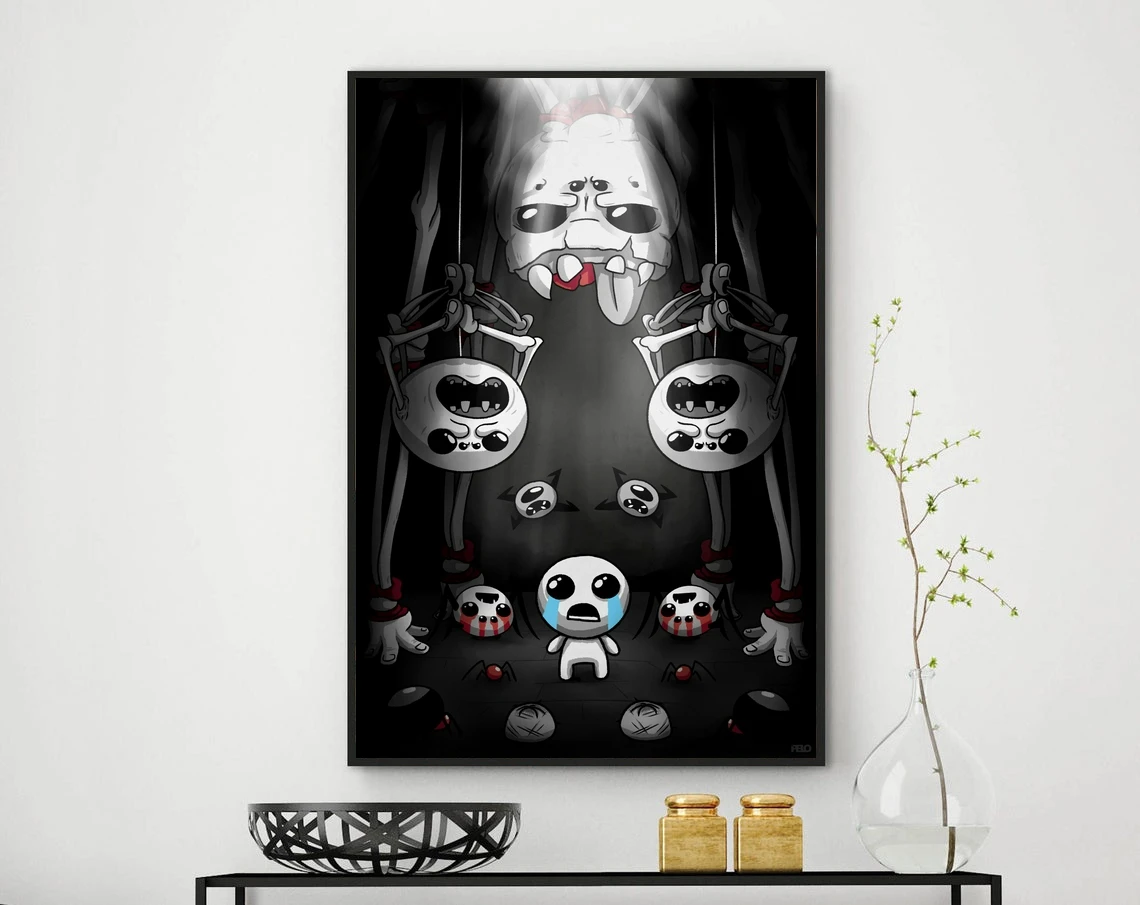 ملصق لعبة تجليد إسحاق ولادة جديدة لتزيين المنزل طلاء جدران (بدون إطار) #1