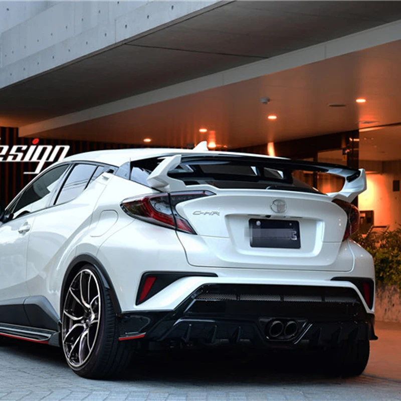 Tworzywo ABS Tylny spojler bagażnika Akcesoria samochodowe do Toyoty CHR C-HR 2016 2017 2018 2019