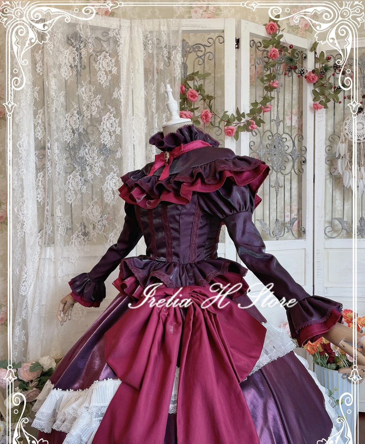 Irelia H Store Overlord Cosplay shalltear bloodfallen Cosplay Costume Party Dresses Female High Quality Custom made/size image 4