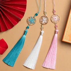 2pcs/lot 14cm Tassels Colorful Polyester Pendant Tread Silk Tassels For Crafts DIY Decoration Mobile Phone Accessories