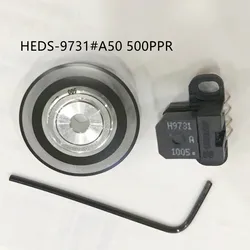 HEDS-9731#A50 HEDS-9731A54 H9731A50 AB 2CH 500CPR 500PPR encoder disk sendor  and coder wheel