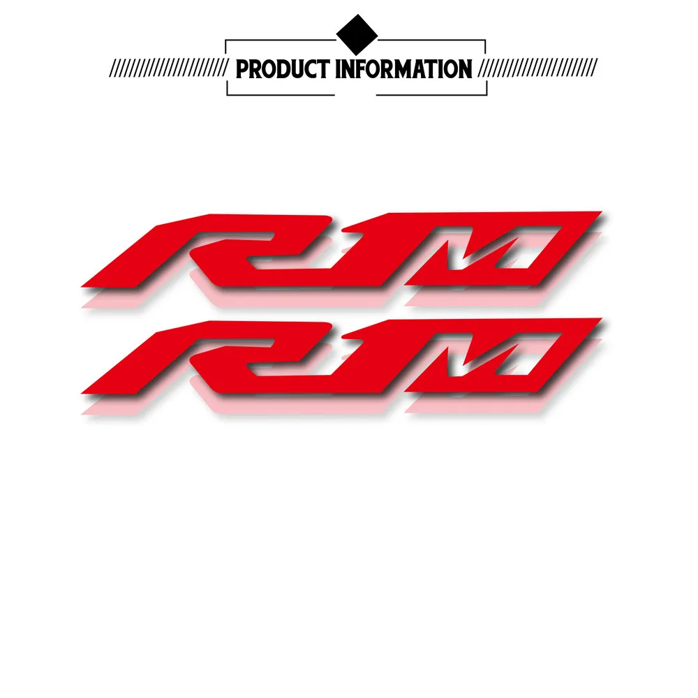 Stiker Logo 3D Dekorasi Motor Sepeda Reflektif Tahan Air Decal Helm Pelindung untuk Yamaha R1 R1