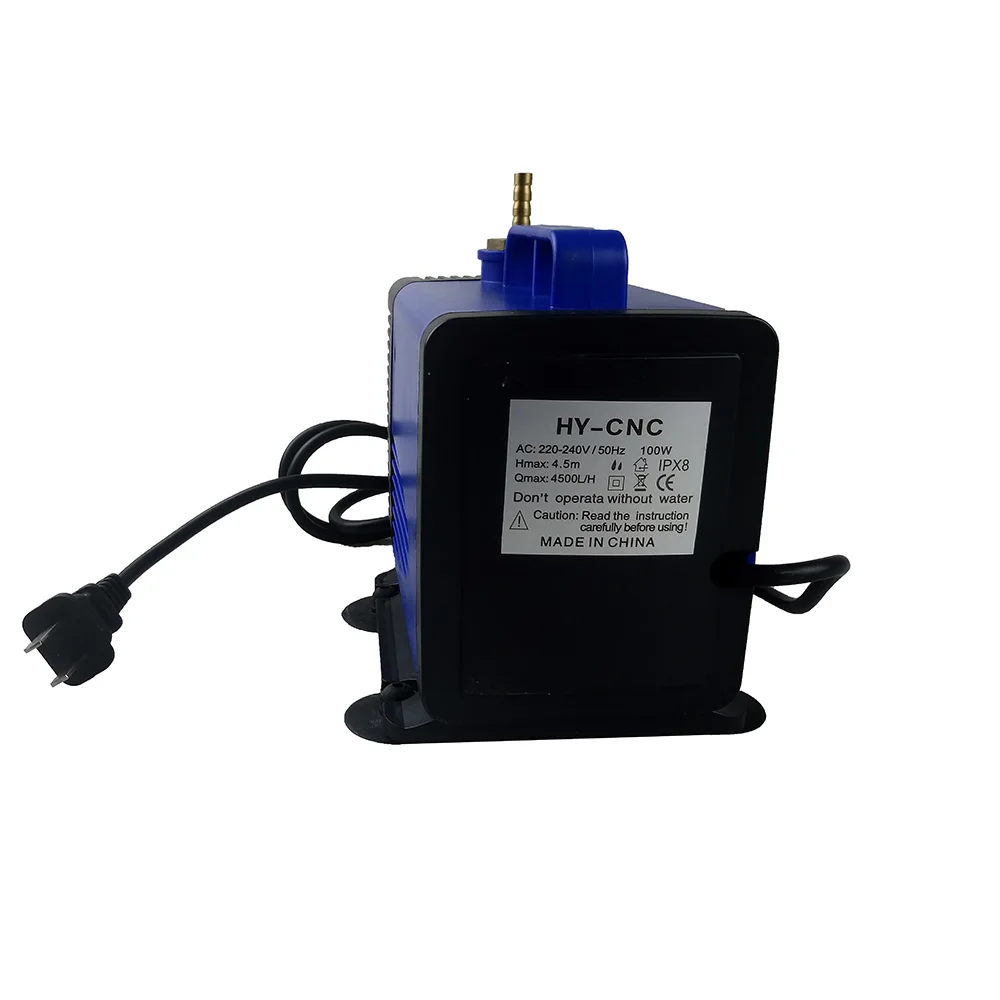 Chất Lượng Cao Đa Năng Máy Bơm Chìm 100W4.5M 4000L / H AC220V Đầu Vào Khắc Laser Và Cắt Spindlecooling
