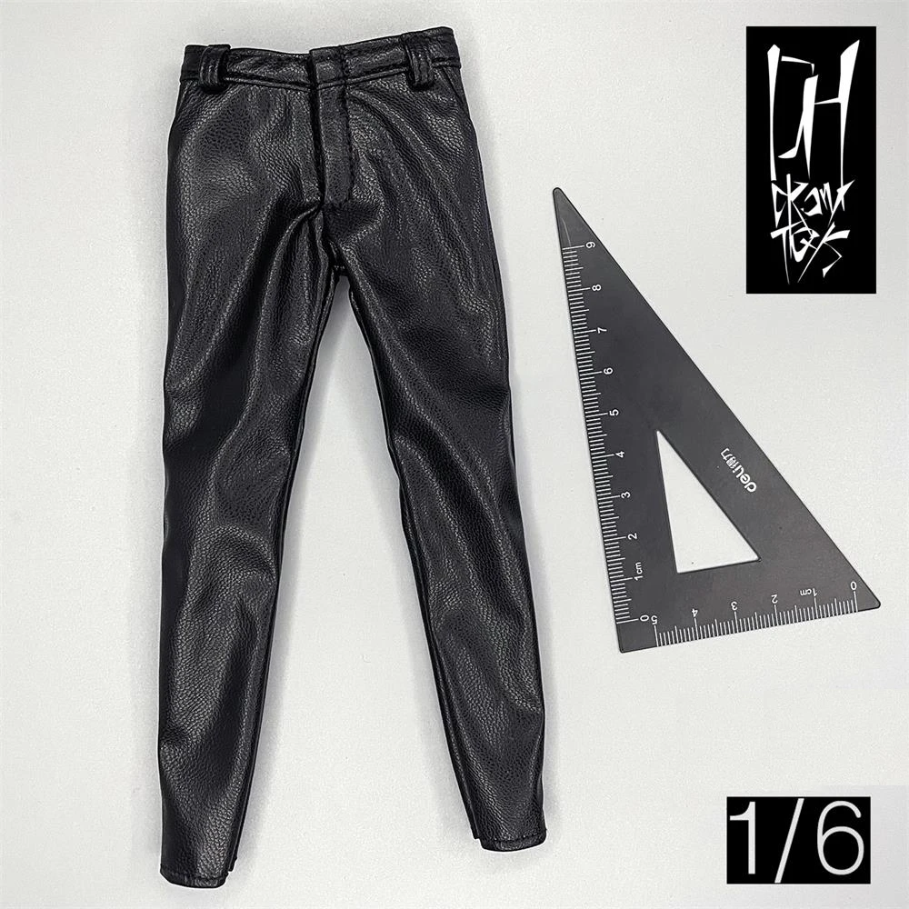 For Sale 1/6th Fashion Black Skinny Slim Pants Trousers Model For Usual 12inch Body Doll Collectable