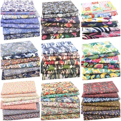 Teramila 6/7 Pcs Sets Fat Quarter Bundle Printed Poplin Cotton Cloth For Needlework Patchwork Sewing DIY Bags Quilting Fabrics