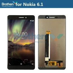 LCD Screen for Nokia 6.1 LCD Display for Nokia 6.1 LCD Assembly Touch Screen Digitizer Phone Replacement Part Tested Working Top