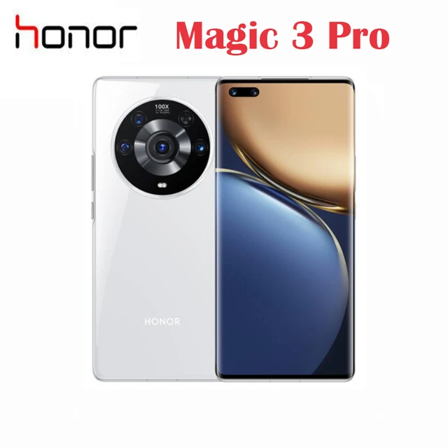 Original New Official HONOR Magic 3 Pro 5G Cell Phone 6.76'' OLED  Snapdragon888+ Plus Octa Core 4600Mah 66W SuperCharge IP68 NFC - AliExpress